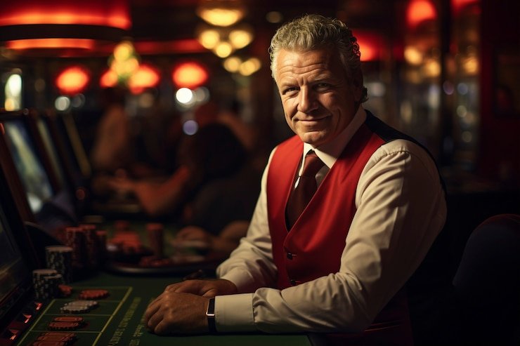 Studio live dealer table games dengan multiple camera di platform online slots
