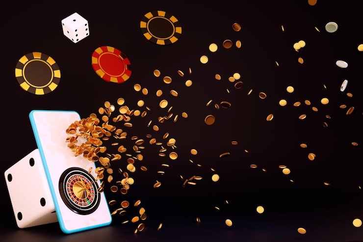 Antarmuka aplikasi mobile online slots dengan menu table games dan pilihan meja
